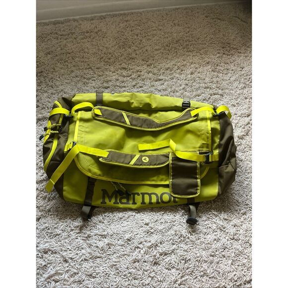 Marmot Long Hauler Duffel XL 100L Lime Green 25x17x12 - Picture 1 of 16